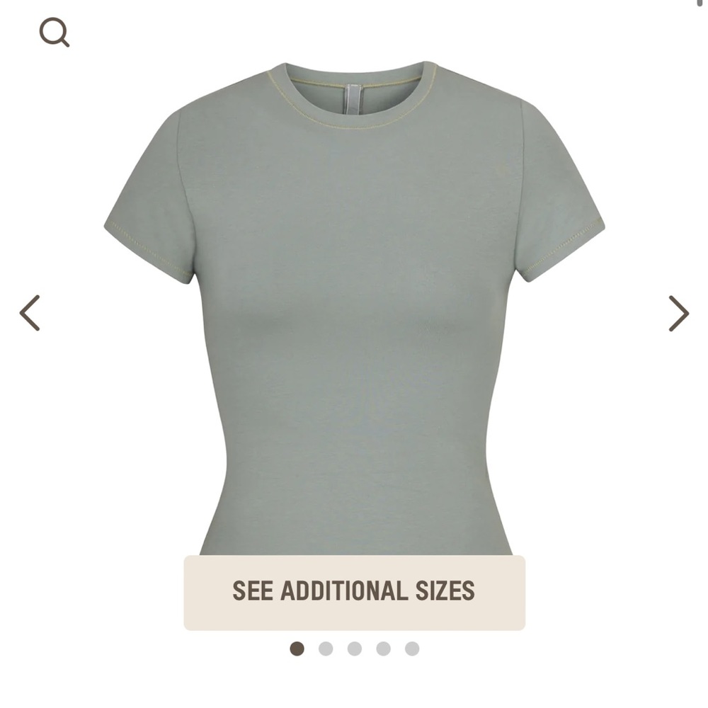 Skims cotton jersey t shirt